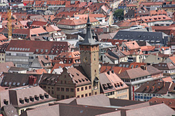 Grafeneckart und Rathaus
