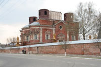 Брусенский Успенский монастырь в процессе восстановления