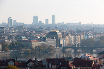 Вид на Прагу от башни Daliborka