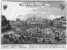 Caspar Merian - Römer im Krönungsdiarium Leopold I., 1658